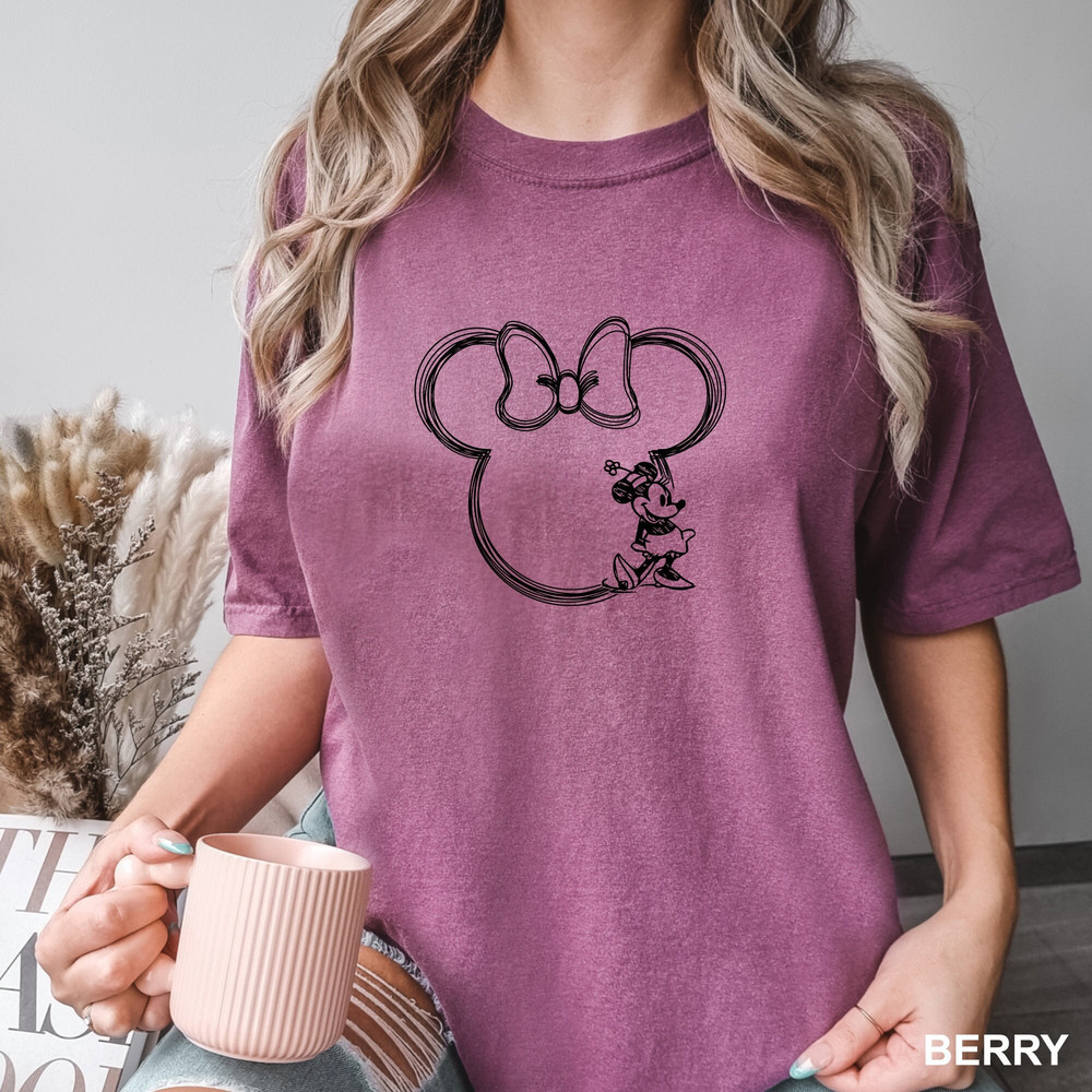 Disney Minnie Mouse Shirt, Disneyworld Trip Shirt, Comfort Colors Disney Shirt, Disney Woman Shirt, Disneyland Castle Shirt, 150424.jpg