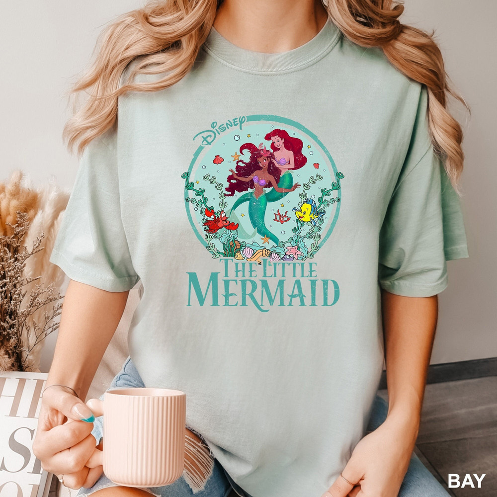 Disney The Little Mermaid Shirt, Comfort Colors Disney Shirt, Disneyland Trip Shirt, Disney Mermaid Shirt, Disneyland Girls Shirt, 150956.jpg