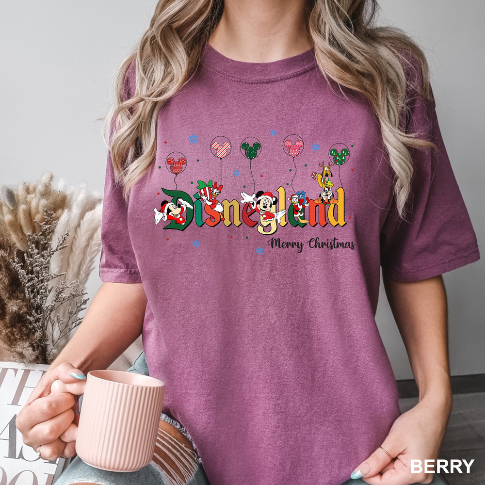 Disneyland Merry Christmas Shirt, Comfort Colors Unisex Shirt, Disney Christmas Shirt, Disney Vacation Shirt, Disney Family Shirt, 150290.jpg