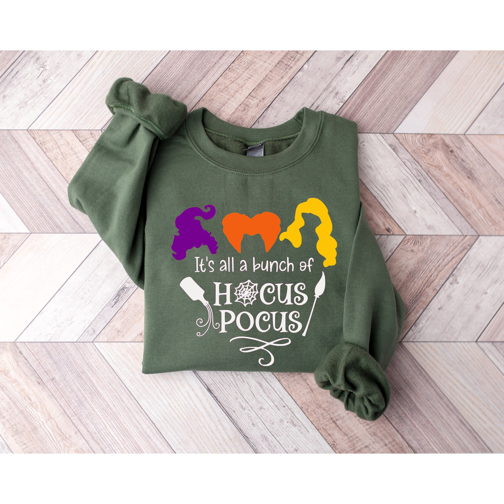 Its All A Bunch Of Sweatshirt, Sanderson Sister T-shirt, Halloween Party Sweatshirts, Hocus Pocus, Sanderson Sisters Crewneck.jpg