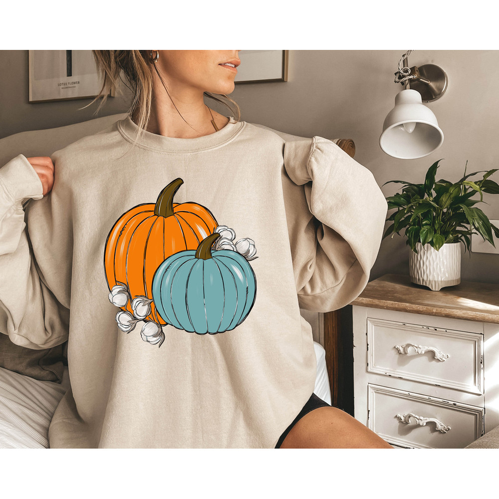 Fall Pumpkins Tshirt, Fall Colors Pumpkin Shirt, Thanksgiving Day Shirt, Pumpkin Lover Sweater, Thanksgiving Day Gift, Fall Vibes Tee.jpg