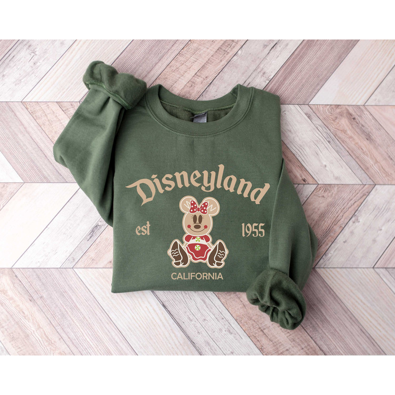 Christmas Sweatshirt, Disneyland Est 1955 Shirt, Christmas Disneyland Trip Shirt, Christmas Disneyland Cruise, Mickey And Minnie Sweatshirt.jpg