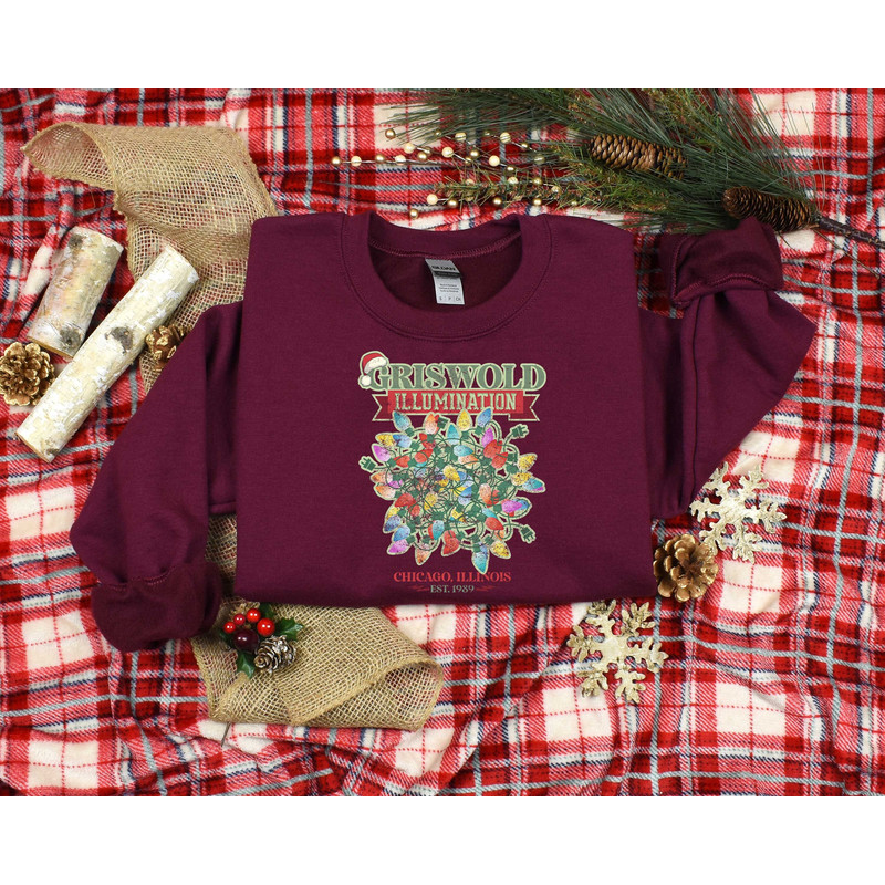 Griswold Illumination, Christmas Shirt, Christmas Sweatshirt, Christmas Gift Tshirt, Funny Christmas Shirt, Christmas Sweatshirt.jpg