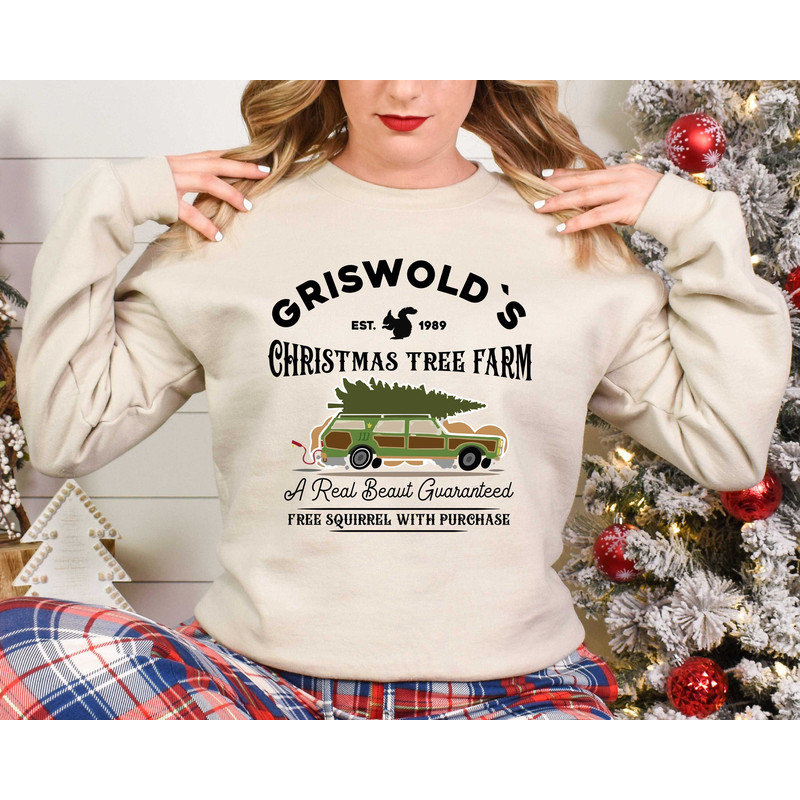 Griswold's Tree Farm Since 1989 Sweatshirt, Christmas Shirt, Christmas Sweatshirt, Christmas Family, Christmas Gift, Women's Christmas Shirt.jpg