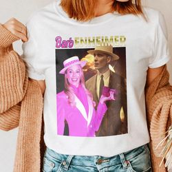 barbenheimer shirt, margot vintage shirt, comeon baby lets go party shirt