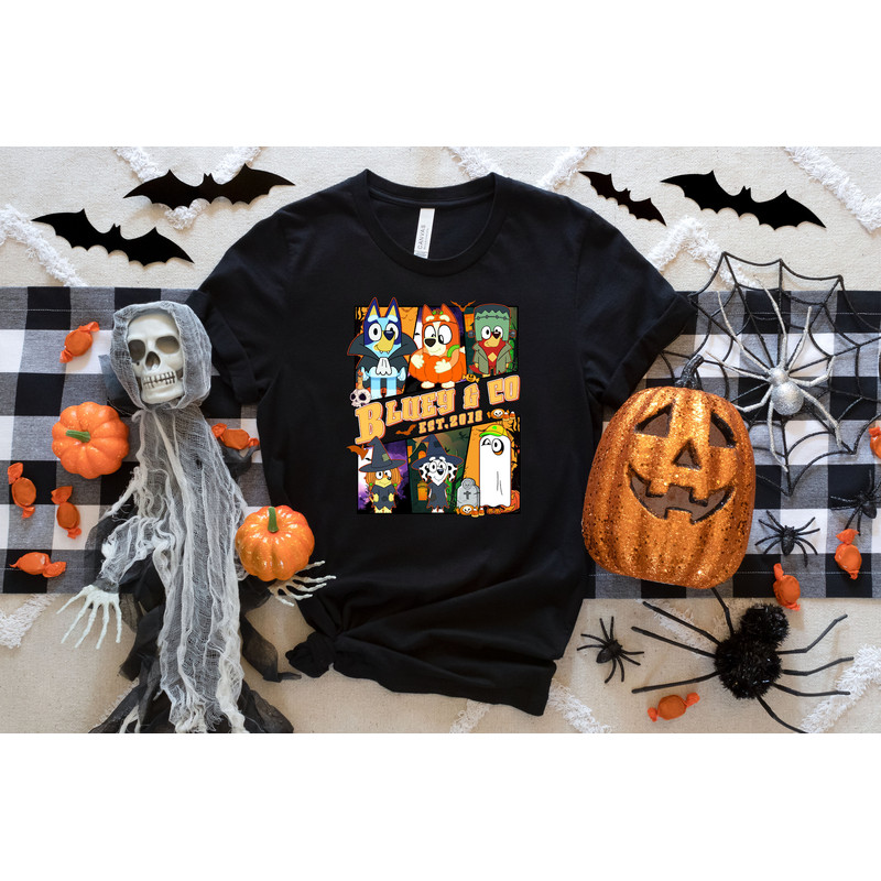Bluey Halloween Shirt, Bluey & Co Halloween Tee, Bluey Halloween Costume.jpg