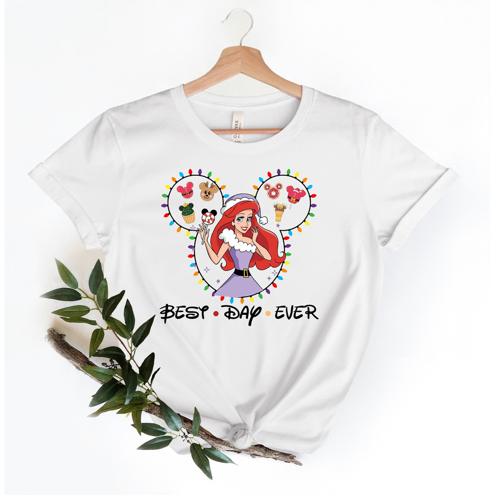 Christmas Disney Princess Shirt, Ariel Best Day Ever Shirts,.jpg
