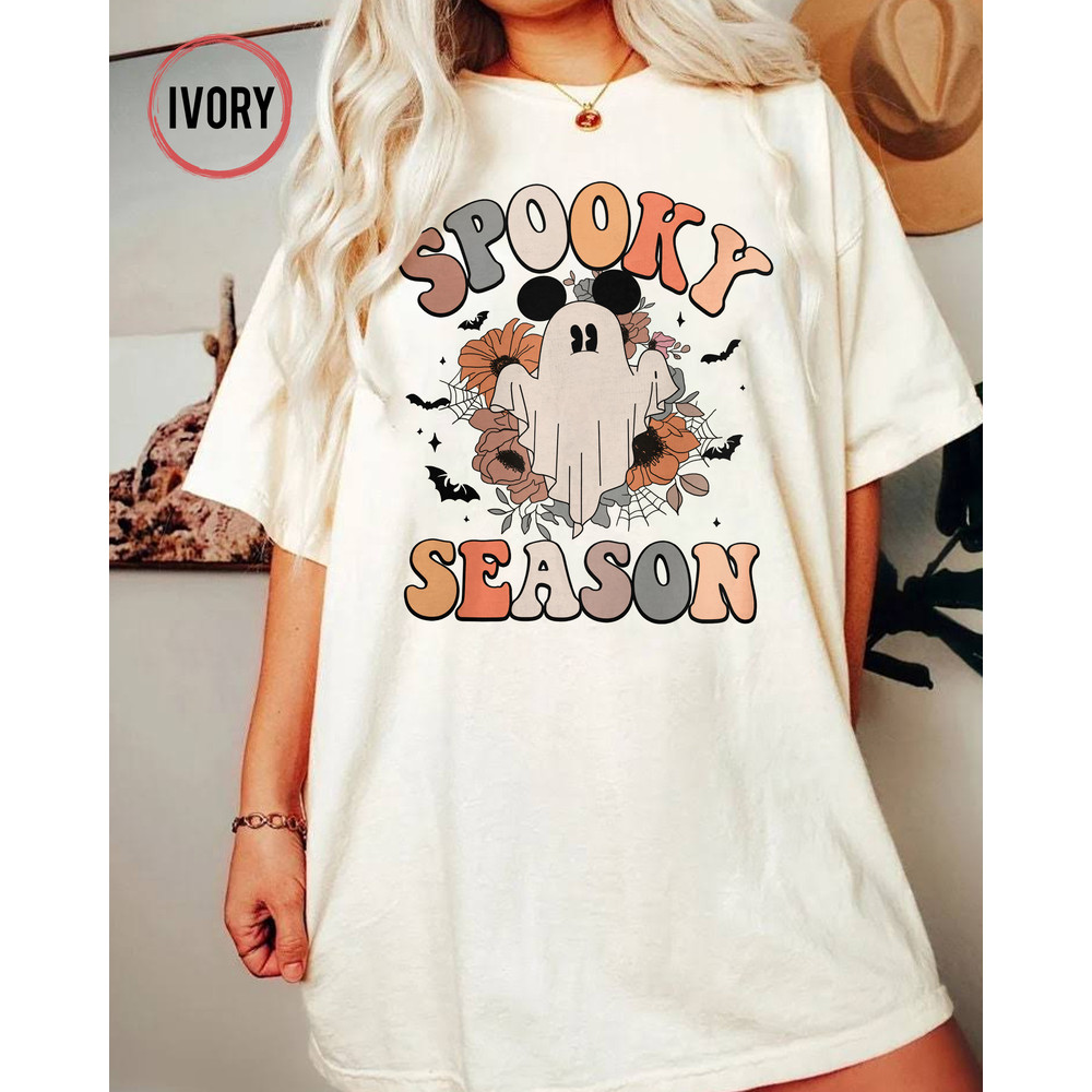 Comfort Colors Mickey Ghost Spooky Season Shirt, Mickey Boo Halloween.jpg
