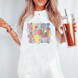 comfort colors disney epcot world tour shirt, retro disney epcot shirt