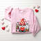 Nurse Gnome Valentine Sweatshirt, Nurse Valentine, Nurse Sweatshirt, Nurse Gift, Valentines Day Sweatshirt for Nurse, Cute Nurse Sweater.jpg