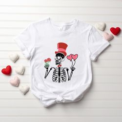 skeleton love heart shirt, funny valentines day shirt, love shirt, valentine shirt, valentines day gift, skeleton valent