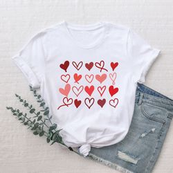 valentines day shirt, heart shirt, valentines day shirts for women, cute heart t-shirt, cute valentine shirt, teachers v