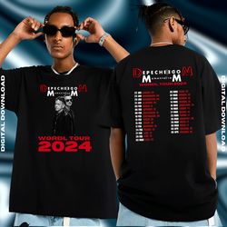 depeche mode shirt , memento mori tour 2024 , png shirt , digital download