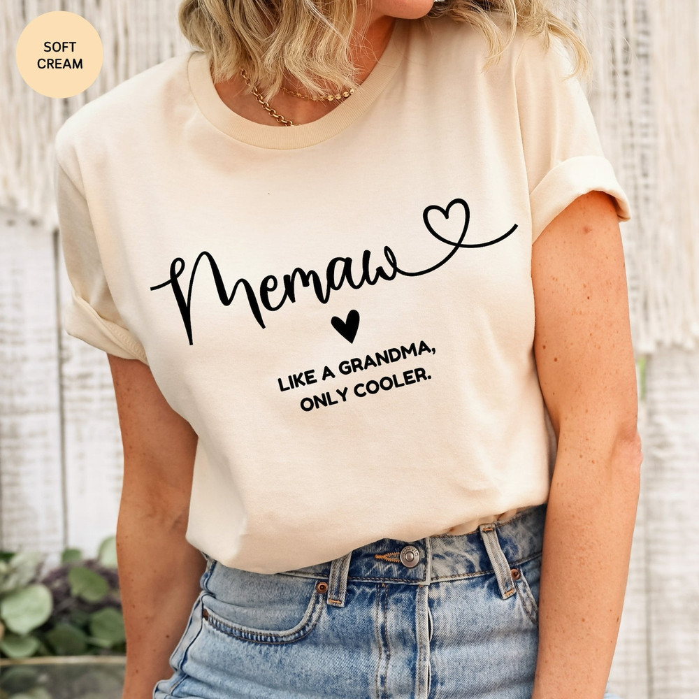 Memaw Shirt for Grandma,Memaw Shirt for Grandma for Mother Day from Grandkid,Grandma Gift for Birthday from Grandchild