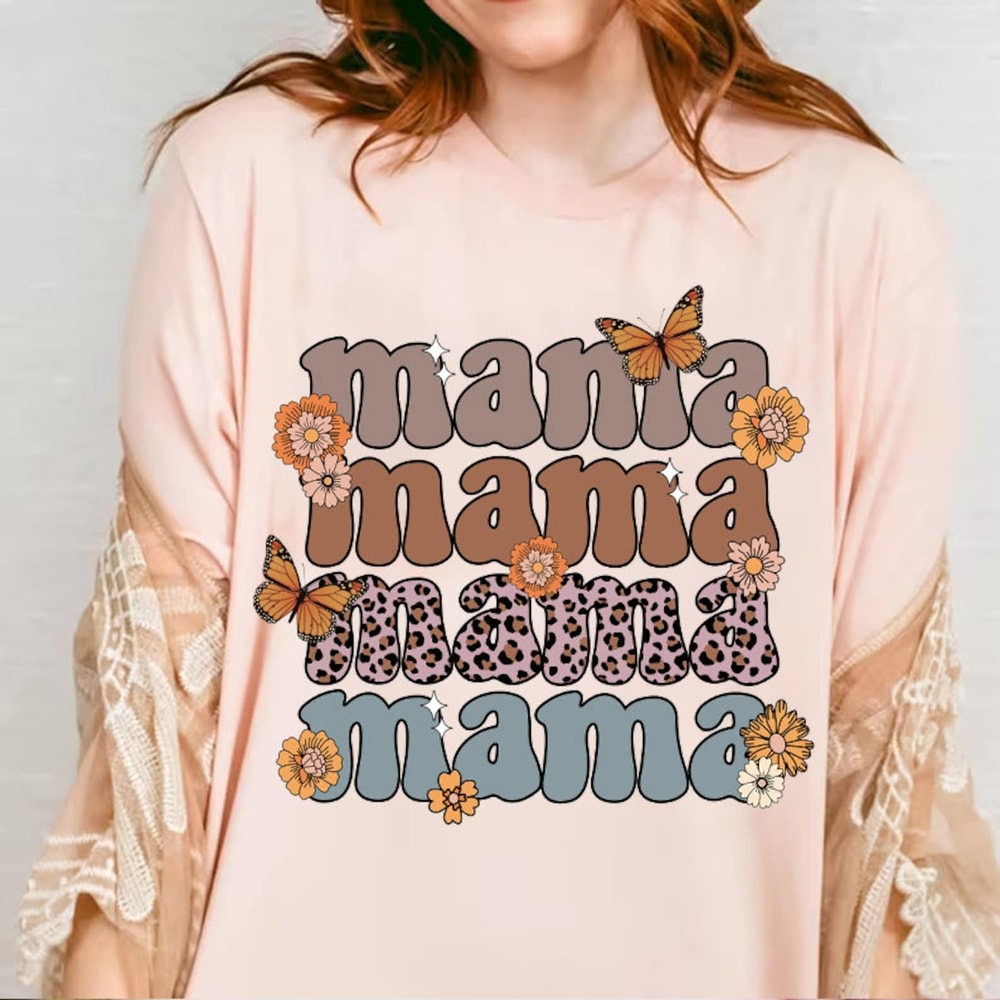 Retro Boho Mama png, Boho mama sublimation, Mama png design download, Mother's Day png, Mama sublimation png, Boho designs for mama, leopard