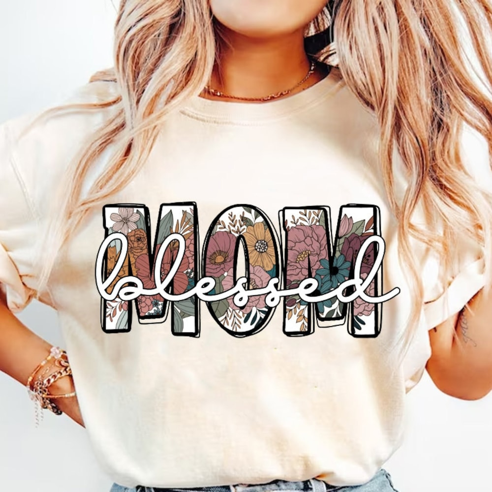 Blessed Mom, Floral Mama, Mama Flower, Retro Mama, Boho Mama Floral, Leopard Mama, Mother Day Shirt, Mother Day Gift