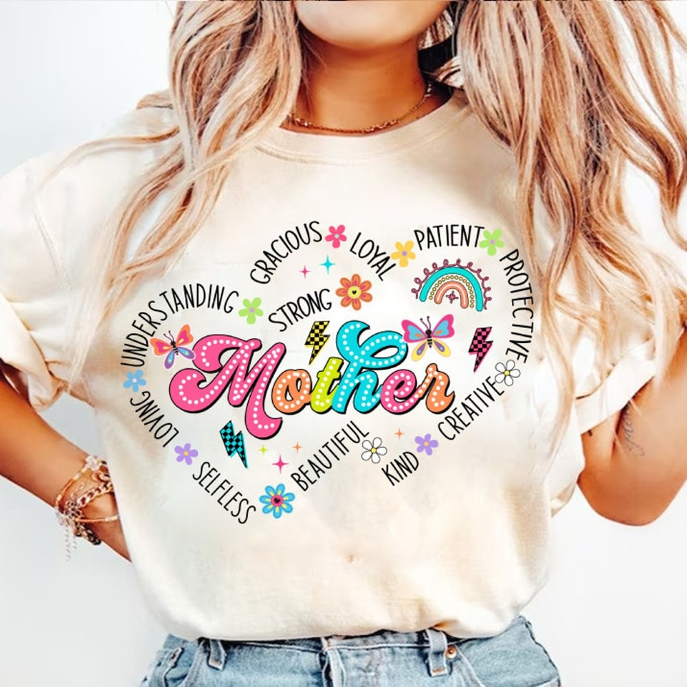 Retro Mother PNG, She is Mom Png, Blessed Mom Png, Mom Shirt, Mom Life Png, Mother's Day Png, Mom Png, Gift for Mom, Retro Mama Quotes