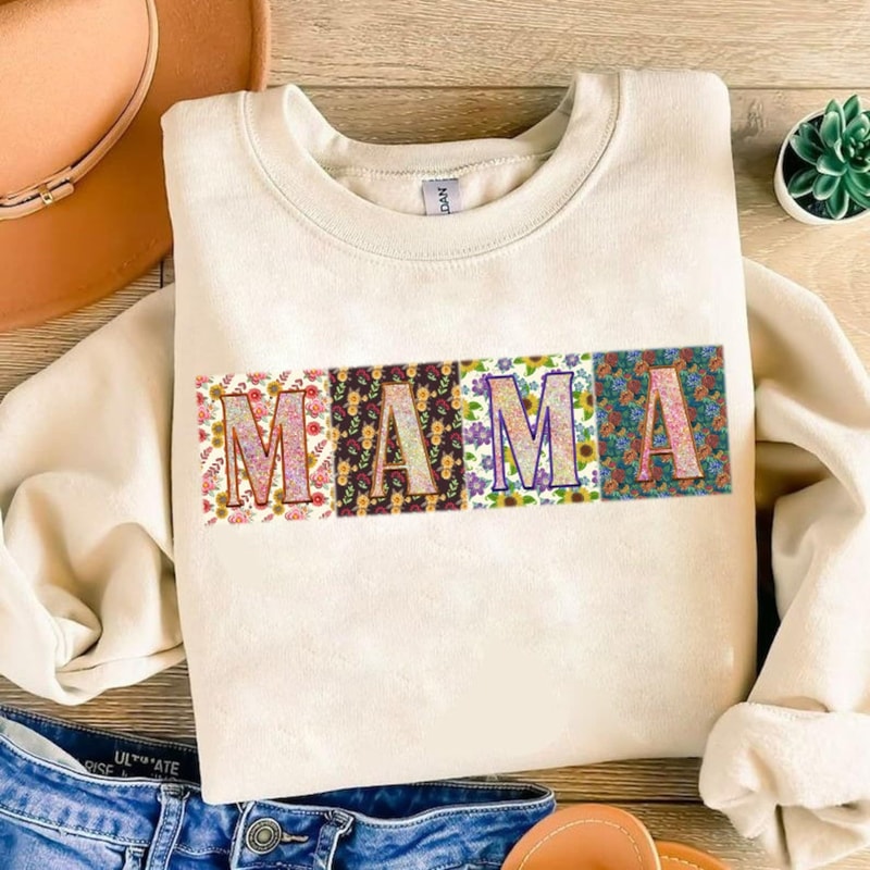 Baseball Mom,Leopard Baseball Glitter,Distressed Shirt,Baseball Mama,Loud Proud Baseball Mom, Mother Day Gift Shirt