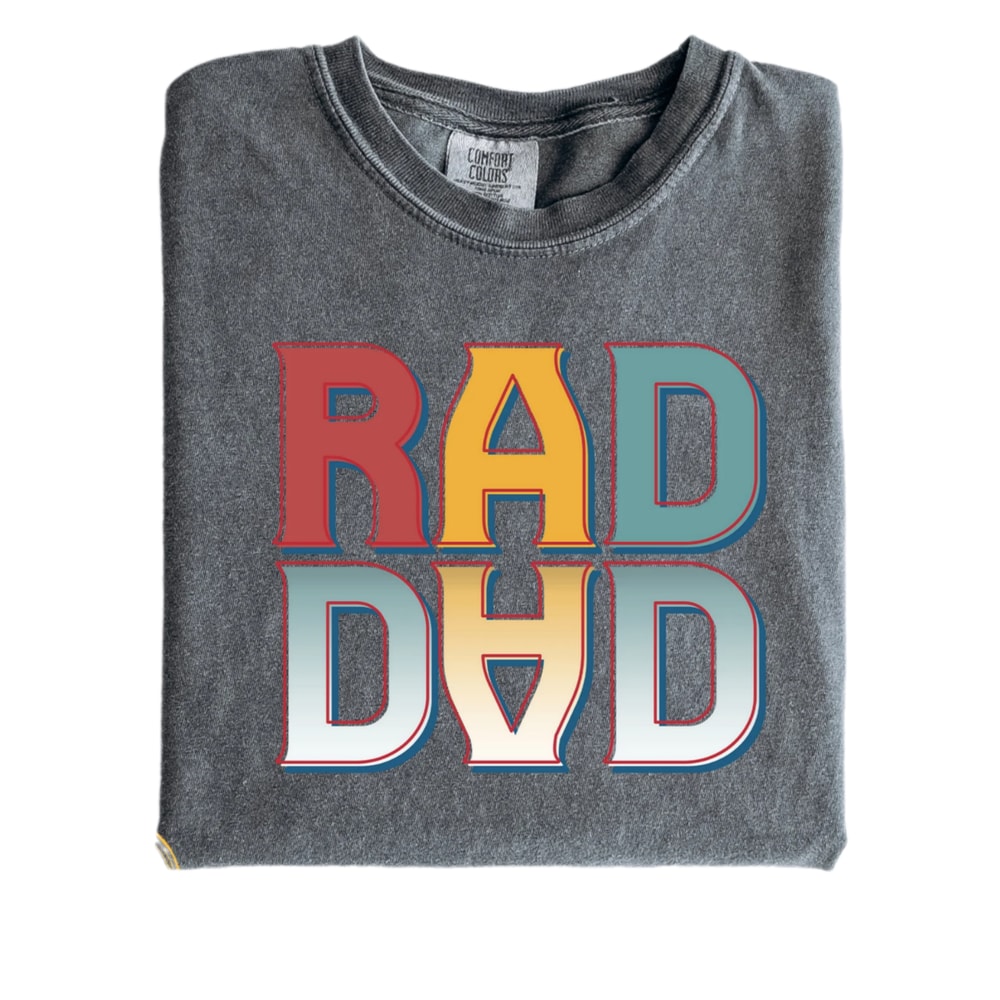Rad dad,Retro Rad Dad,Cool Dad Club,retro dad,Fatherhood t-shirt,Fathers Day gift shirt,gift for dad,retro vintage dad