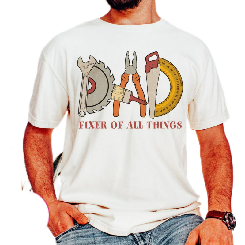 Funny Papa Birthday Shirt,Fixer of Things Shirt,Papa Tools Shirt,Papa Shirt,Papa can fix it tool box Shirt,Father's Day Shirt,Gift for Papa