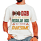 BBQ DAD like a regular dad but flippin awesome,Grill Dad,dad bbq t-shirt,father's Day gift shirt,Barbecue Dad shirt