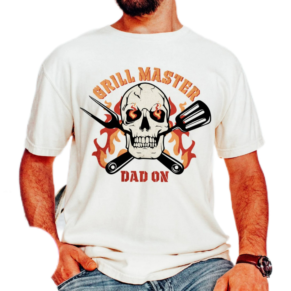 Grill Master Dad shirt,Grill Dad shirt,BBQ Grill shirt,skull grill dad shirt,Barbecue Dad shirt,gift for dad, bbq dad