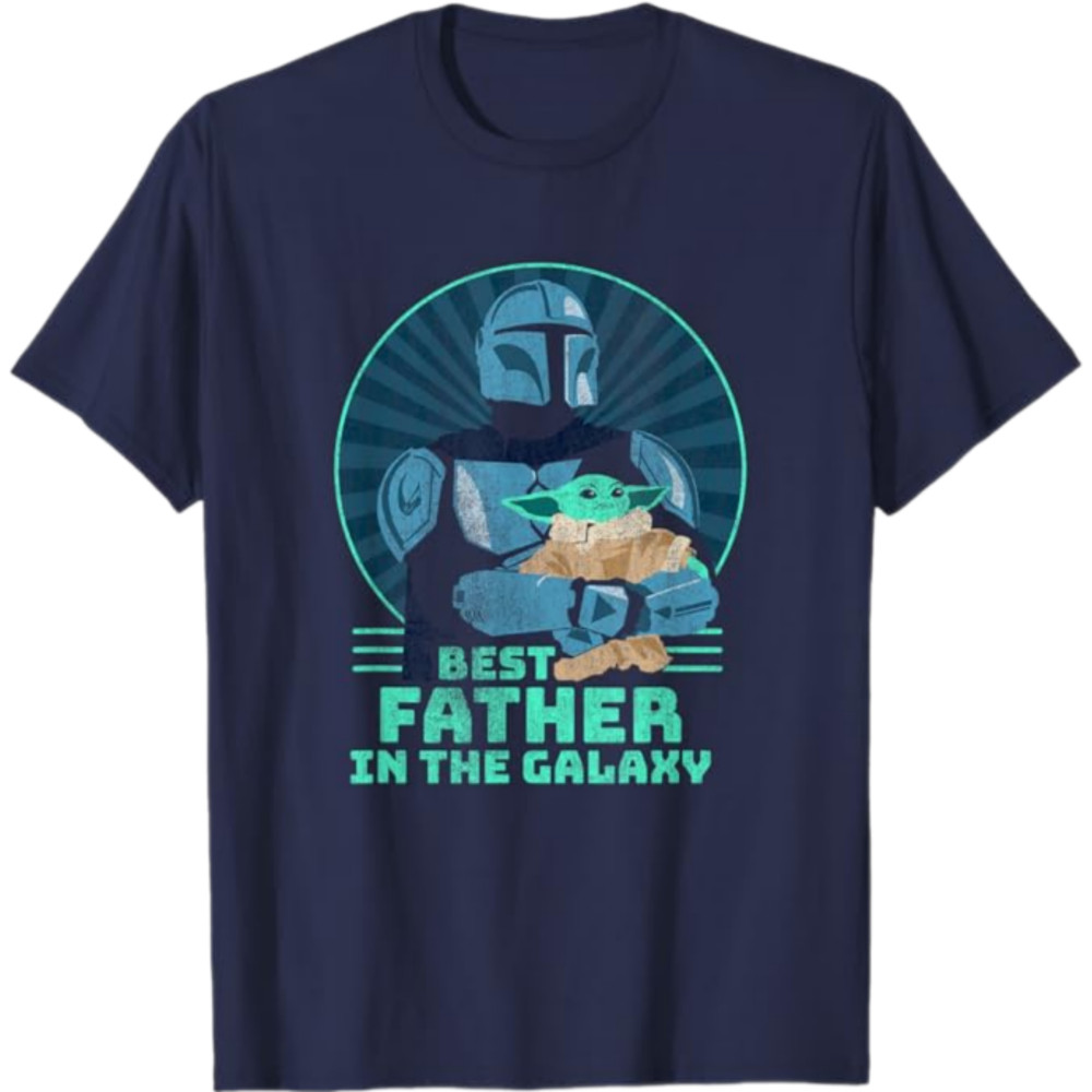 Star Wars: The Mandalorian & Grogu Best Father's Day T-Shirt, Gift For Dad, Father's Day Gift Shirt, Star Wars Dad Shirt