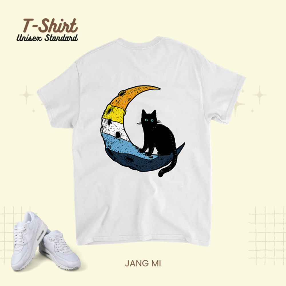 Aroace Sunset Pride Flag Moon Cat LGBT Gay Asexual Aromantic.png