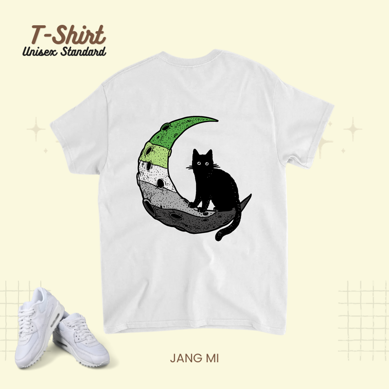 Aromantic Moon Space Cat Aro Pride Flag LGBT Subtle Asexual.png