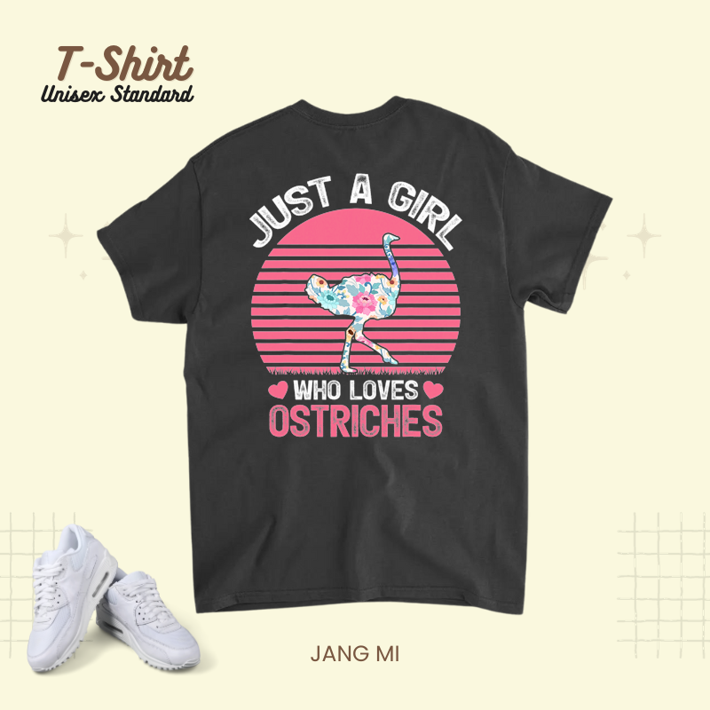 Vintage Retro Ostrich Lover Just A Girl Who Loves Ostriches.png