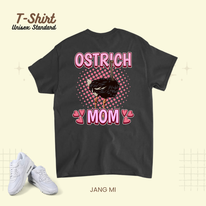 Womens Girls Ostrich Mom Bird Quote Mothers Day Ostriches.png