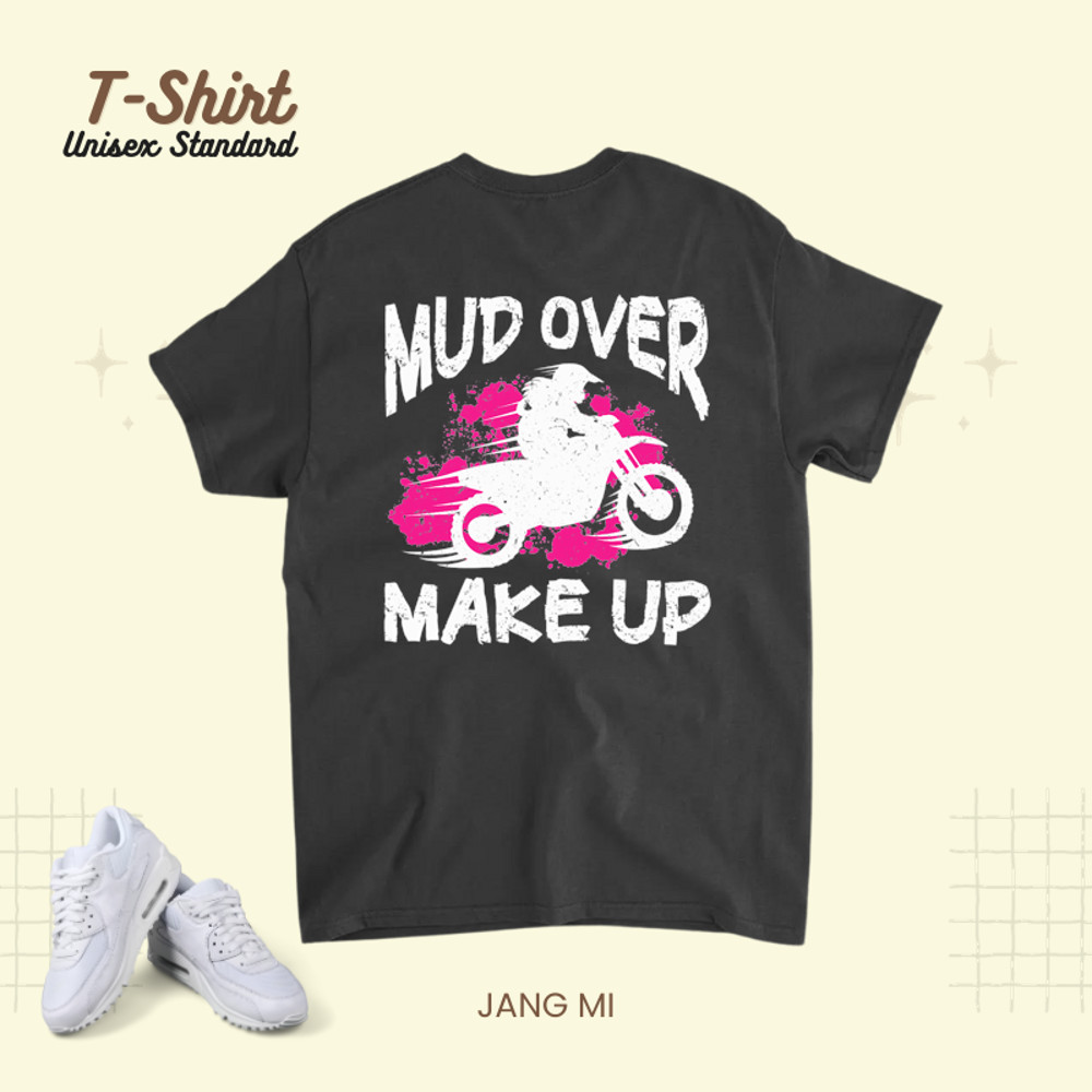 Womens Motocross Girl Mud Make up Queen Offroad Racing Dirt Muddy.png