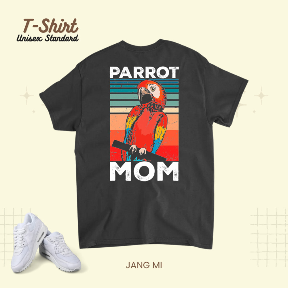 Womens Parrots Funny Parakeet Parrot Mom Macaw.png