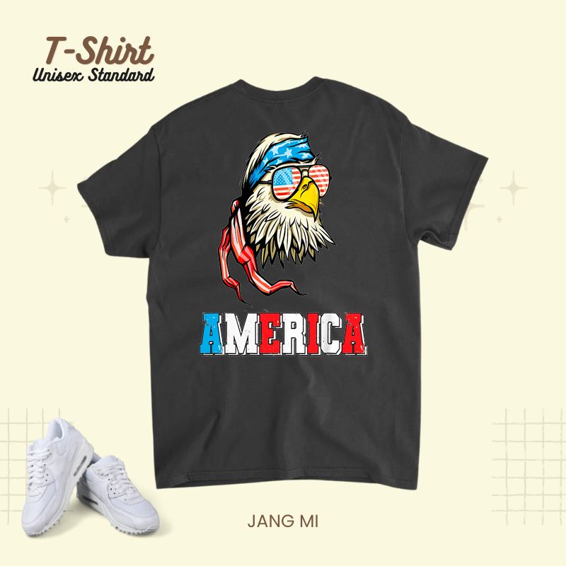 4th of July America USA Flag With Coolest Bald Eagle Glasses.png