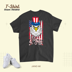 4th of july patriotic america 2usa american eagle patriot 22 unisex standard t-shirt