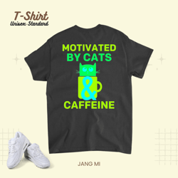 adorable neko cat illustration nekomimi 211 unisex standard t-shirt