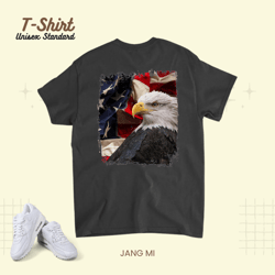all american usa flag eagle 4th of july patriotic freedom 23 unisex standard t-shirt