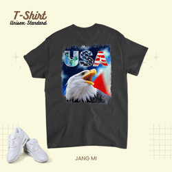 all american usa flag eagle 4th of july patriotic freedom unisex standard t-shirt