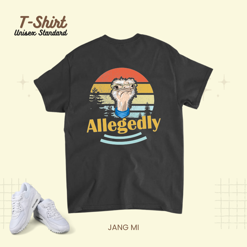 Allegedly Lawyer Funny Ostrich for men or woman 211.png