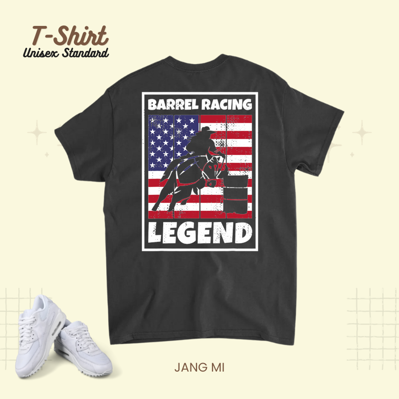 American Barrel Racer Cowgirl for Rodeo Barrel Racing.png