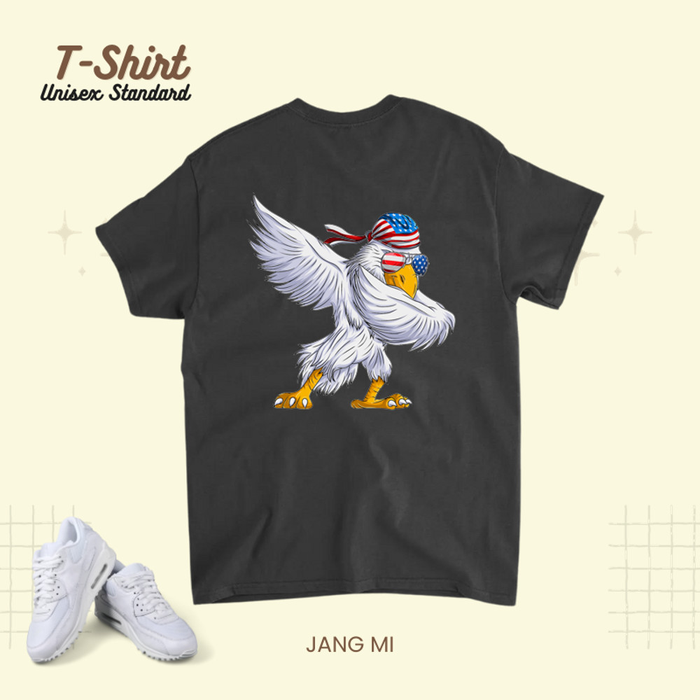 American Dabbing Eagle Shirts USA Flag Patriotic Men Boys.png