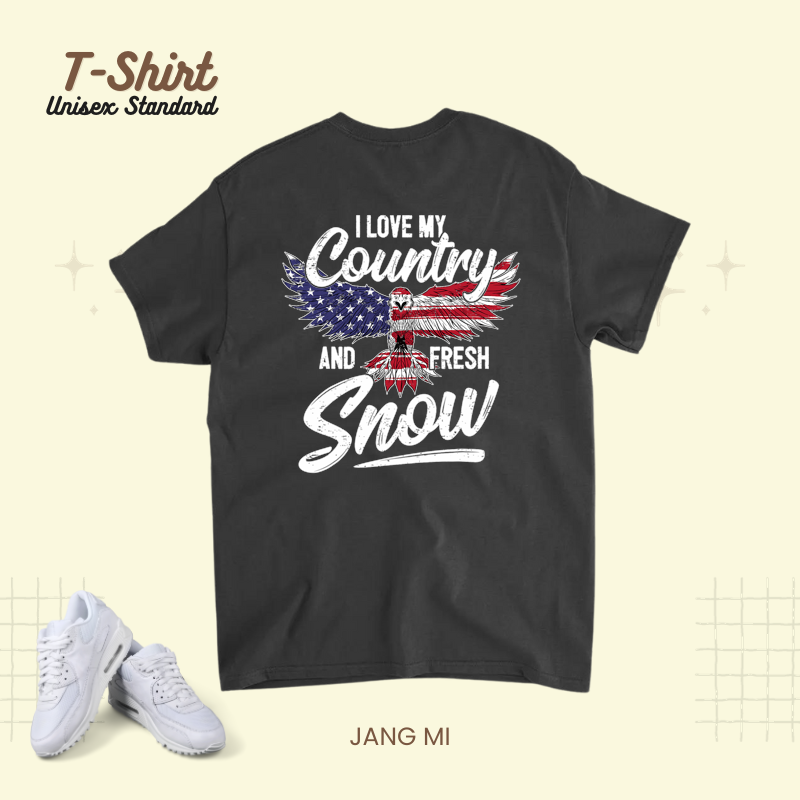 American Patriotic Snowboarder Eagle 2Snowboard.png