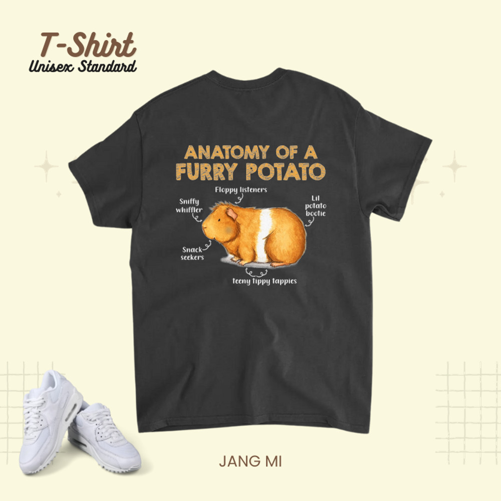 Anatomy Of A Furry Potato Guinea Pig Lover Gifts.png