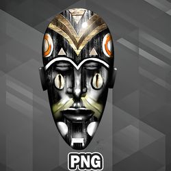 African PNG Face PNG For Sublimation Print