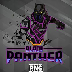 African PNG BGZBlack Panther PopPoly PNG For Sublimation Print