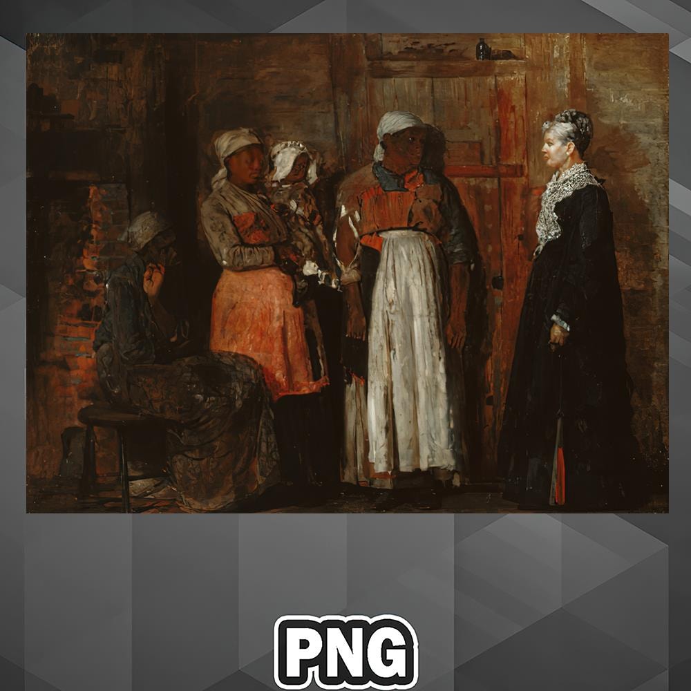 AFC11072313374-African PNG A Visit From The Old Mistress By Winslow Homer PNG For Sublimation Print.jpg