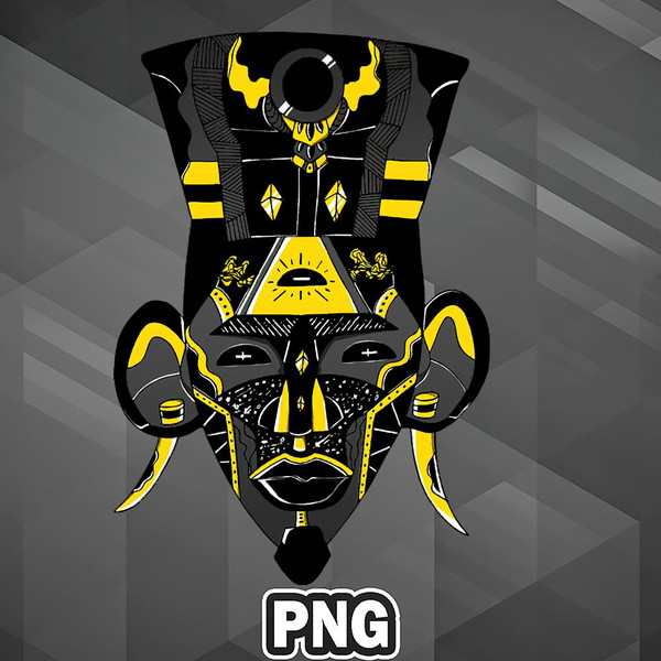 AFC1107231337119-African PNG Black And Yellow African Mask PNG For Sublimation Print.jpg