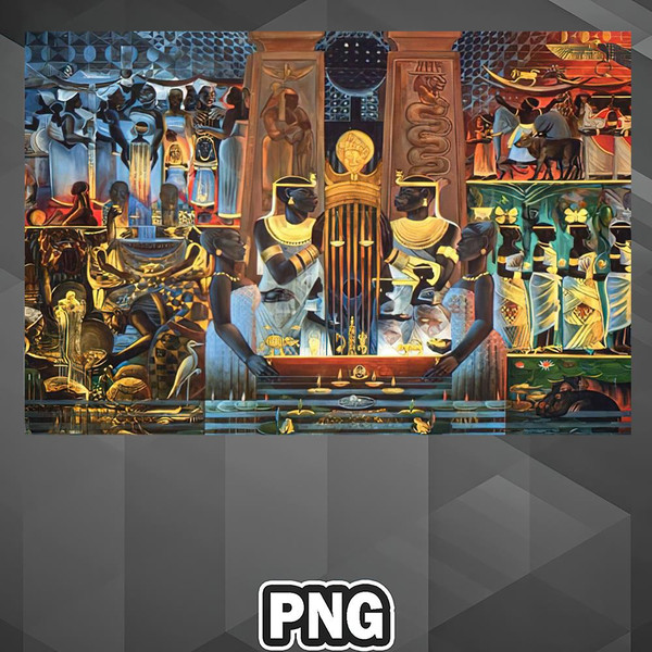 AFC1107231337120-African PNG Black Artwork The Royal House of Kush PNG For Sublimation Print.jpg