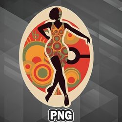 African PNG Black Fashionista PNG For Sublimation Print