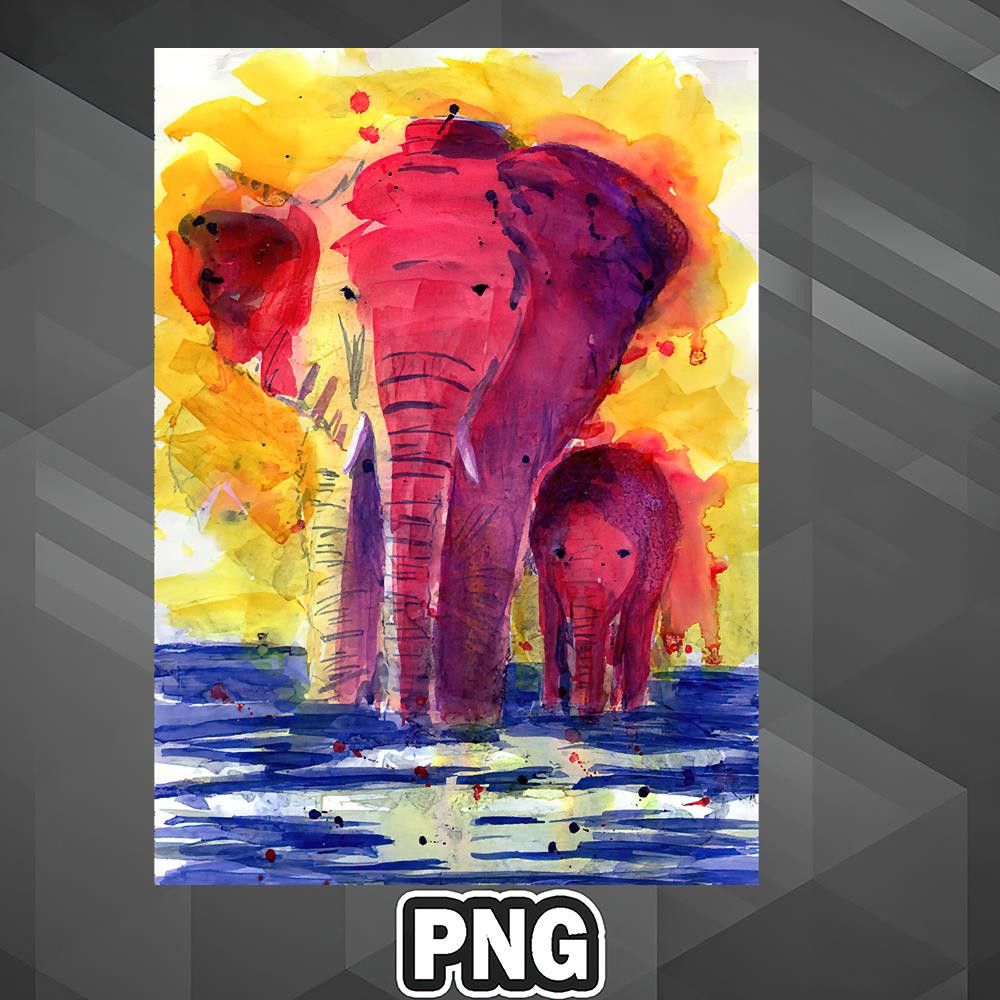 AFC1107231337413-African PNG Mom And Me Elephant Parade PNG For Sublimation Print.jpg